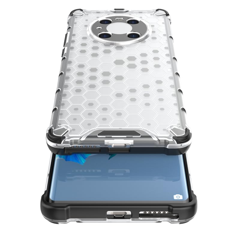 Image of Plastic Bumper Back Case Cover for Honor 400 Pro (Transparent)
