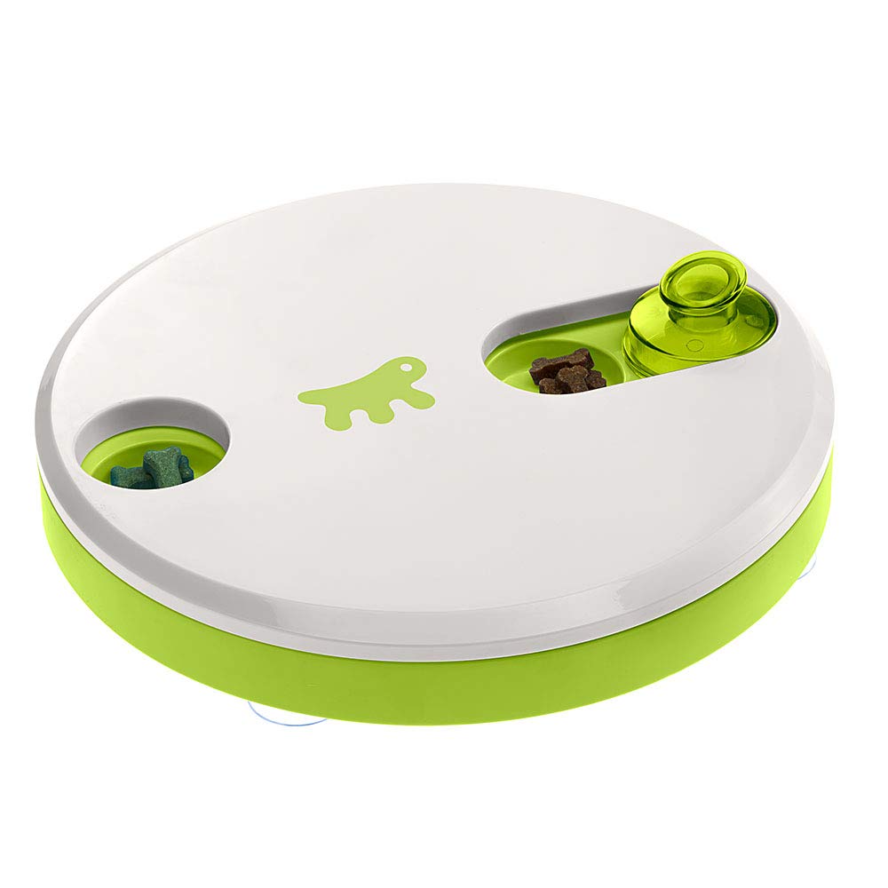 Ferplast 85484099 küçük köpekler ve kediler için ikili beceri oyunu, kemirmek için ideal, kaymaz malzemeli plastik, 293 g
