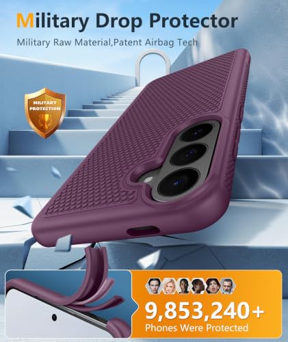 Image of FNTCASE for Samsung Galaxy S26-FE Case: Non Slip TPU 14FT Military Grade