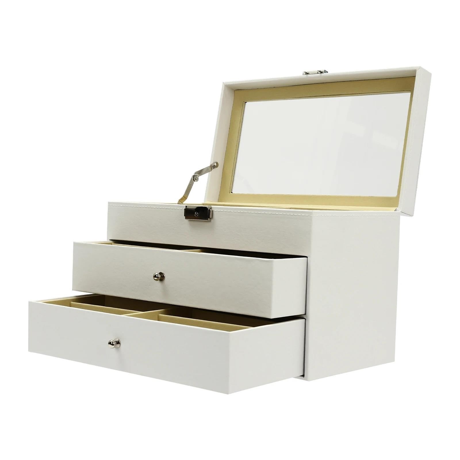 Joyeros Originales Estuche De Almacenamiento Para Gafas Caja Expositora De Gafas De Sol Para Gafas De Mujer/hombre Con 3 Niveles Y 18 Ranuras Joyeros Mujer Joyero Madera
