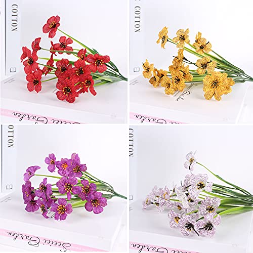 SMALUCK Artificial Violet Flowers Outdoor - Image 4