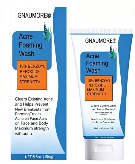 Lavado de Espuma del Acné,Limpiador Facial Para Equilibrar La Grasa Y Reducir El Acné，Acne Foaming Wash Acne Espuma limpiadora suave para la cara