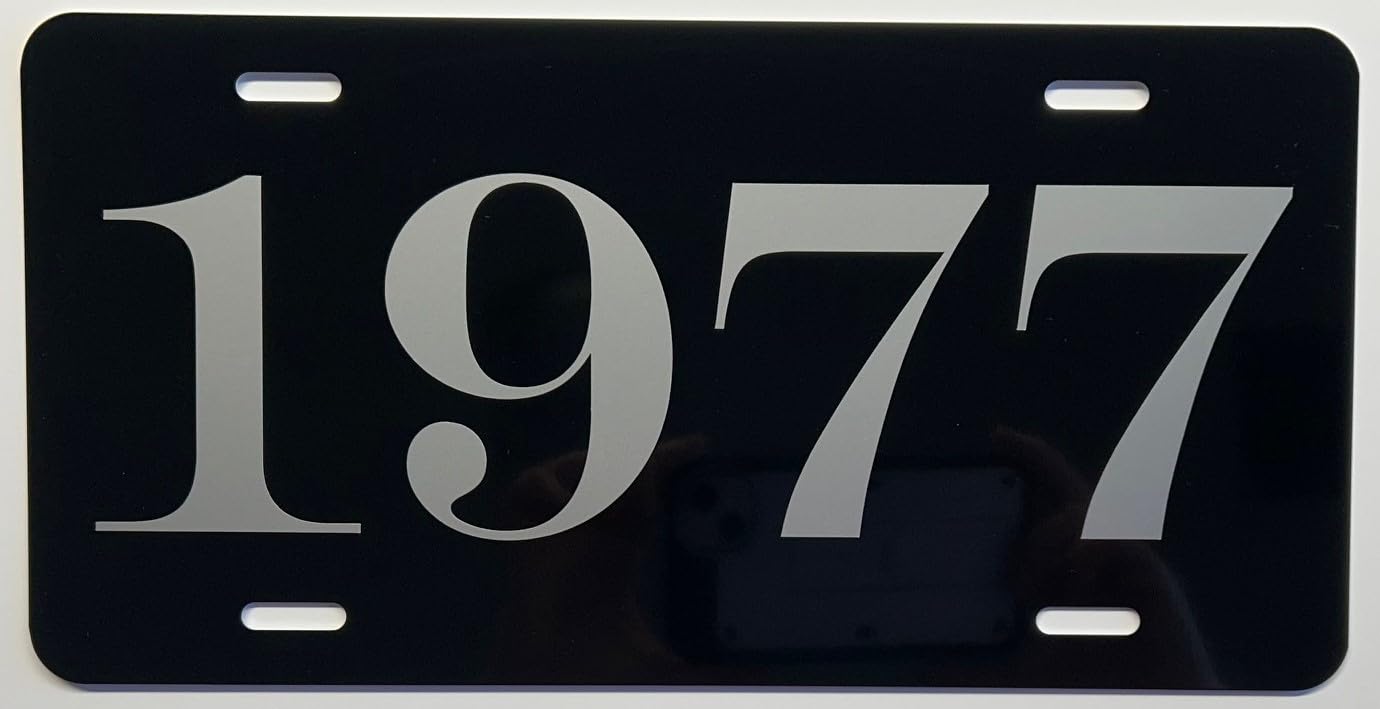 1977 77 Year Novelty Reproduction Metal Sign Fits Ford Chevy Lincoln Mercury Buick Pinto Camaro Mustang Corvette Monte Firebird Custom Classic