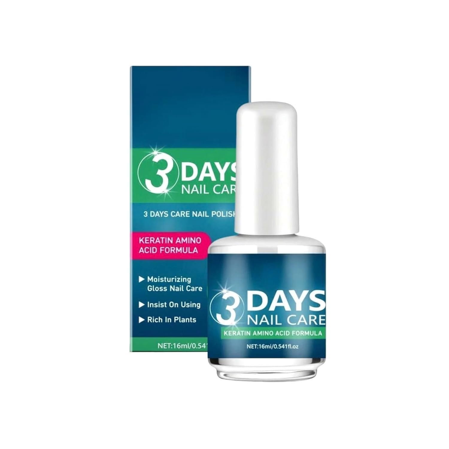 3 Days Nail Care Oil with Keratin – Fast Nail Strengthening Treatment for Dry, Weak & Fragile Nails | Hydrating Cuticle Repair Oil | Promotes Healthy Nail Growth | Nourishing Nail & Cuticle Care (15ml) (Pack Of 1) (Pack of 1)