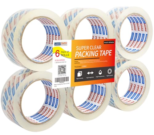 ADHES Packing Tape Shipping Tape Packaging Tape for Moving Boxes Heavy Duty