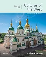 Sources for Cultures of the West 4th Edition Volume 1 0197670806 Book Cover