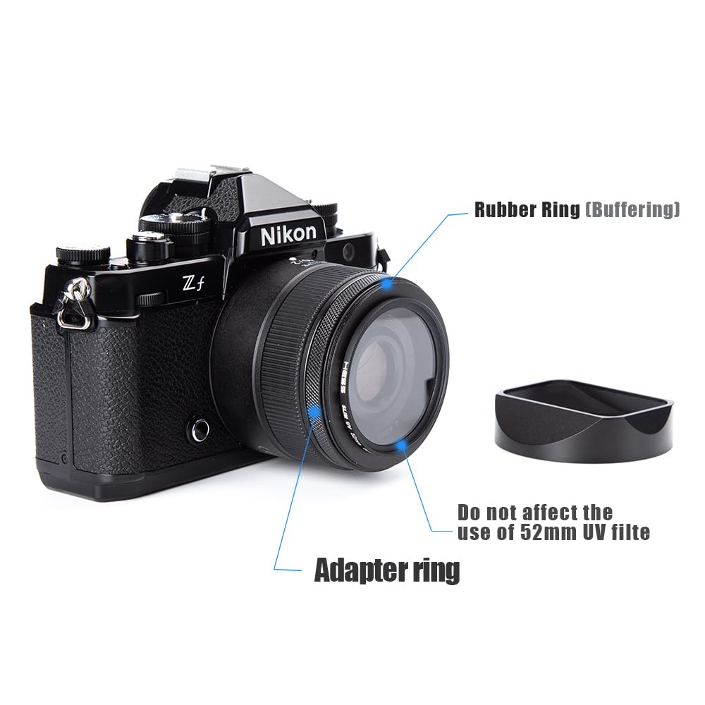 【美品】NIKKOR Z 28mm F2.8 SE ＋プロテクター＋レンズフード Nikon Z 28mm f2.8 / 40mm f2 対応フードについて-2lシュー