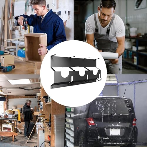 Support de rangement pour meuleuse d'angle fixe libérant de l'espace dans le hangar