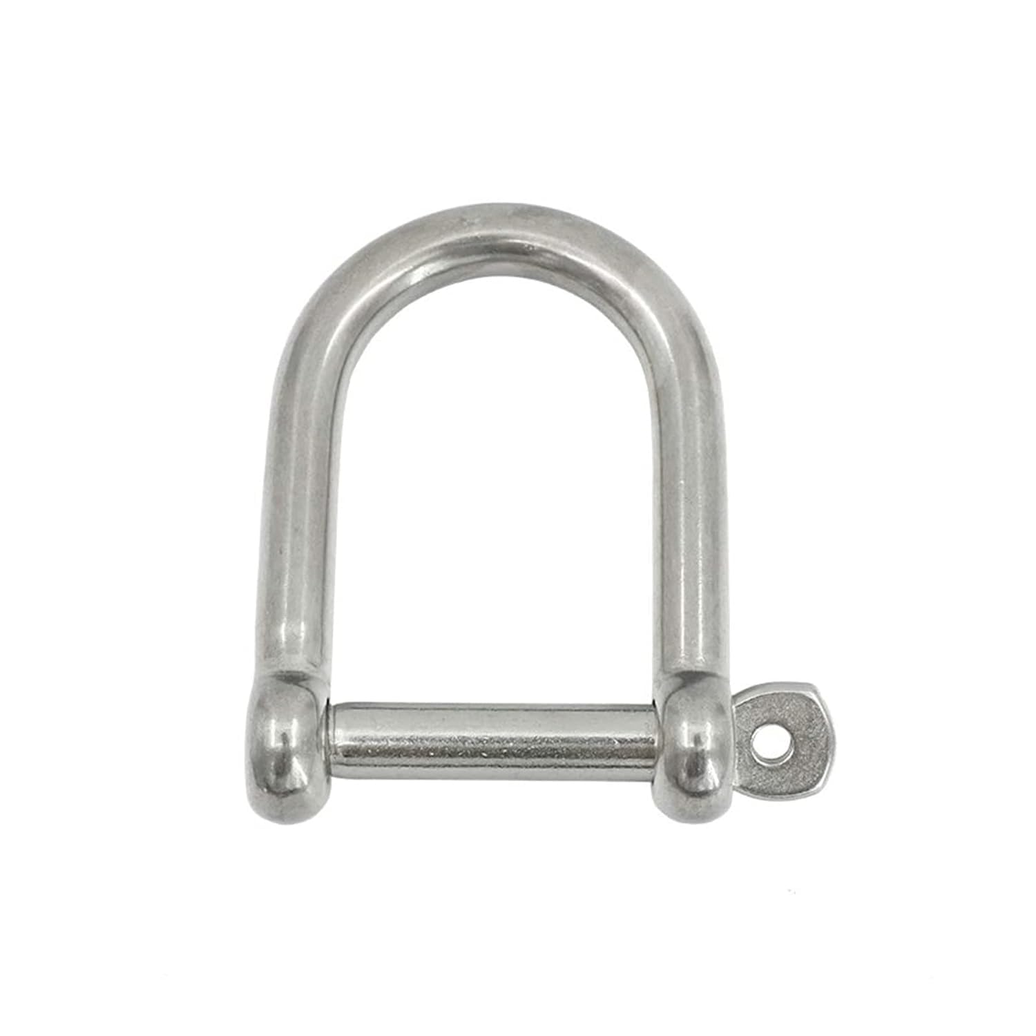 Marine Schäkel - 316 Edelstahl D-Ring für Ankerkettenverbindung, extra breiter langer Schäkel für Marine Rigging und Drahtseil
