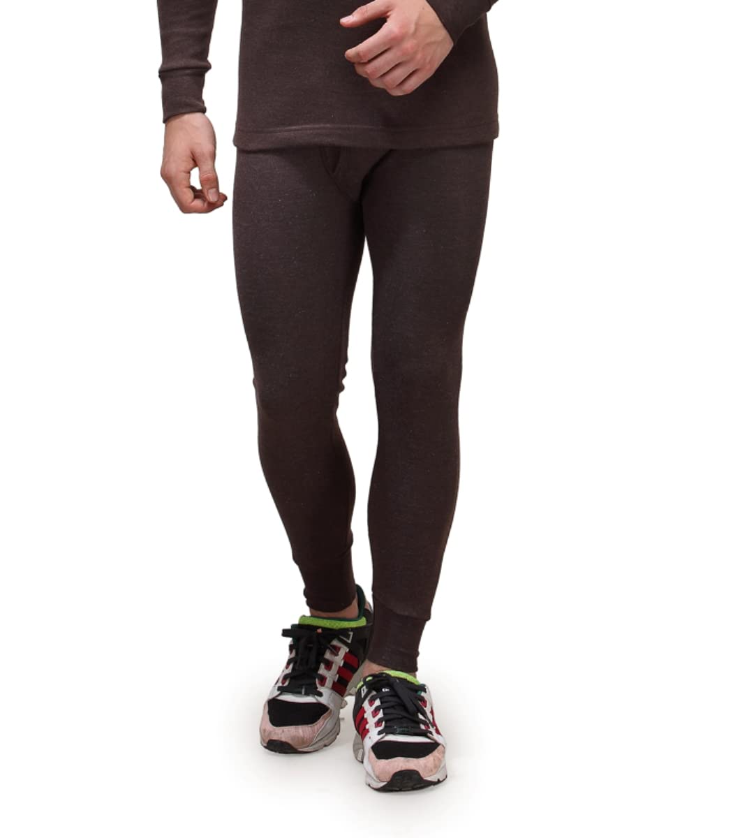 Fleece Men's Solid Thermal Bottom-image-23