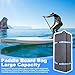 KDAMGOQE Paddleboard Bag, Paddle Board Bag 35.4x17.3x9.5 in Oxford Fabric Hands-Free Paddle Board Backpack with Handle & Buckle Strap Zippered Waterproof Inflatable Paddleboard for Surfboard (Blue)