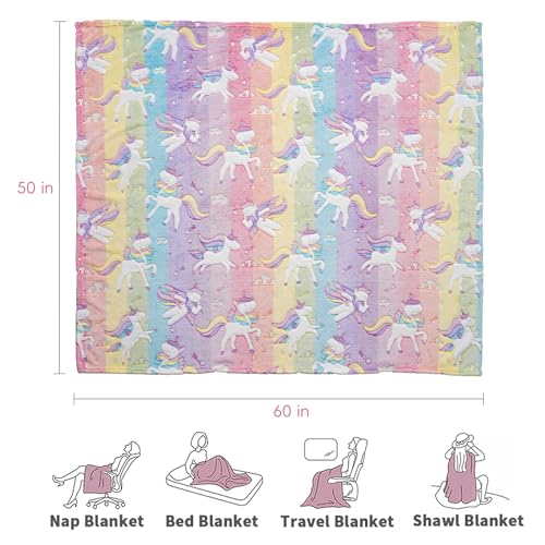 Glow-in-the-Dark Unicorn Blanket for Girls - Save 57% - Image 5