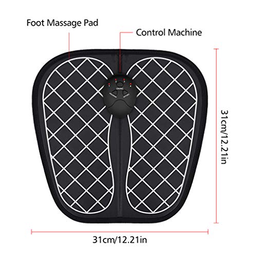 Almencla Massageador Elétrico Para Pés Acalma Os Pés Rigidez Muscular Vibrador Para Pés Tapete De Ma