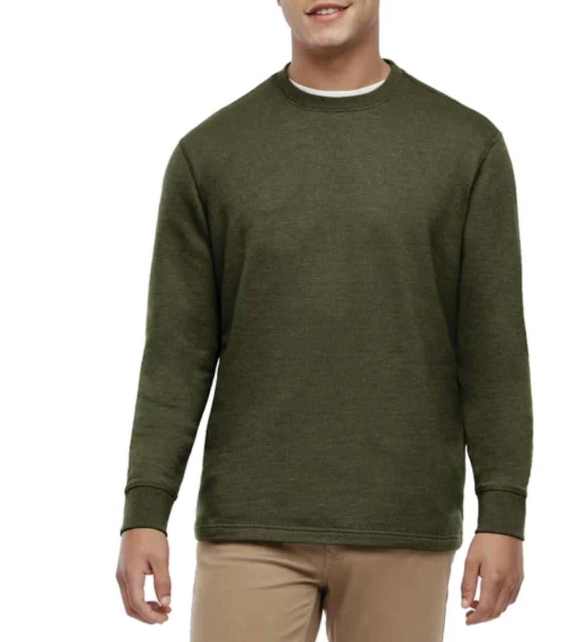 Orvis Men's Long Sleeve Textured Crew Pullover