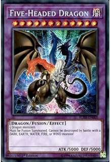 BLHR-EN000 1st Ed Five-Headed Dragon Secret Rare Card Heros Revenge Yu-Gi-Oh Single Card