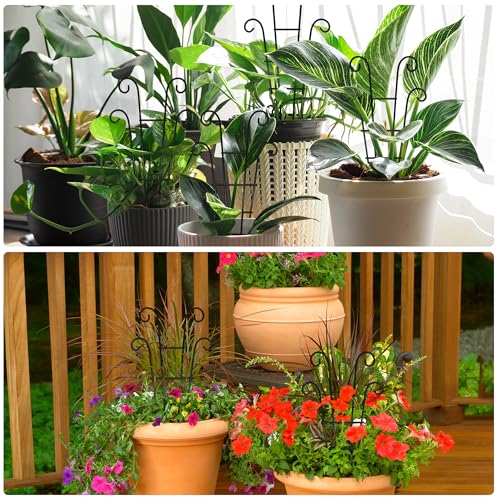 Image of Coomin 14.5in Small Plant Trellis for Climbing Plants Indoor, 2P