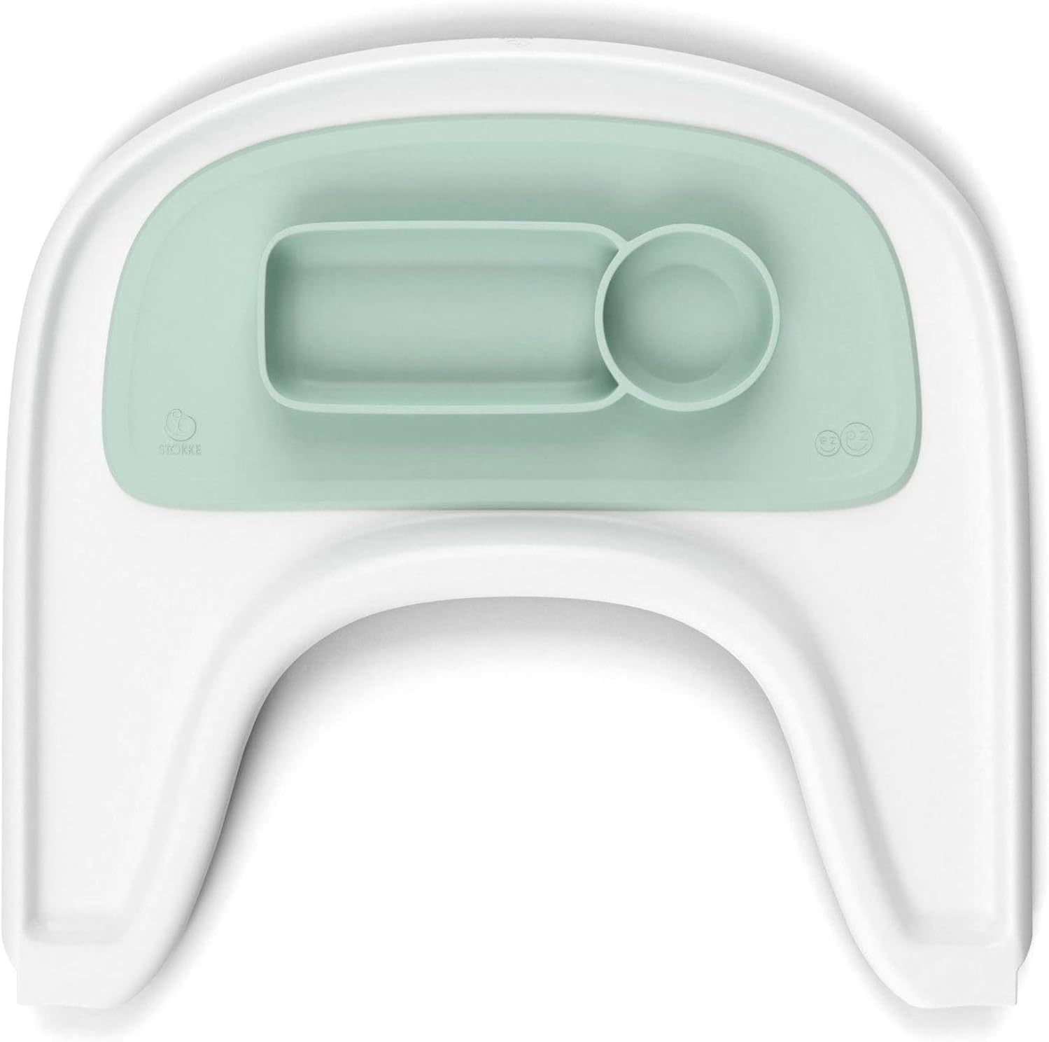 ezpz by Stokke Placemat, Soft Mint Fits Stokke Tray for Tripp Trapp Helps Prevent Messy
