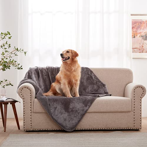 softhug Waterproof Dog Blanket for Bed Couch Sofa Car, Super Soft and Warm Puppy Blanket for Small Dogs Cats, Fleece…