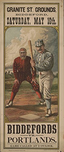 Poster baseball Vintage Granite St. Marc pour décorer votre salon rétro