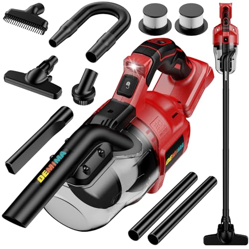 DEMIMA 5-in-1 Cordless Vacuum for Milwaukee 18V – 500W