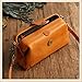 Premium leather Retro Handmade Bag，One-shoulder diagonal bag, clutch bag (coffee)