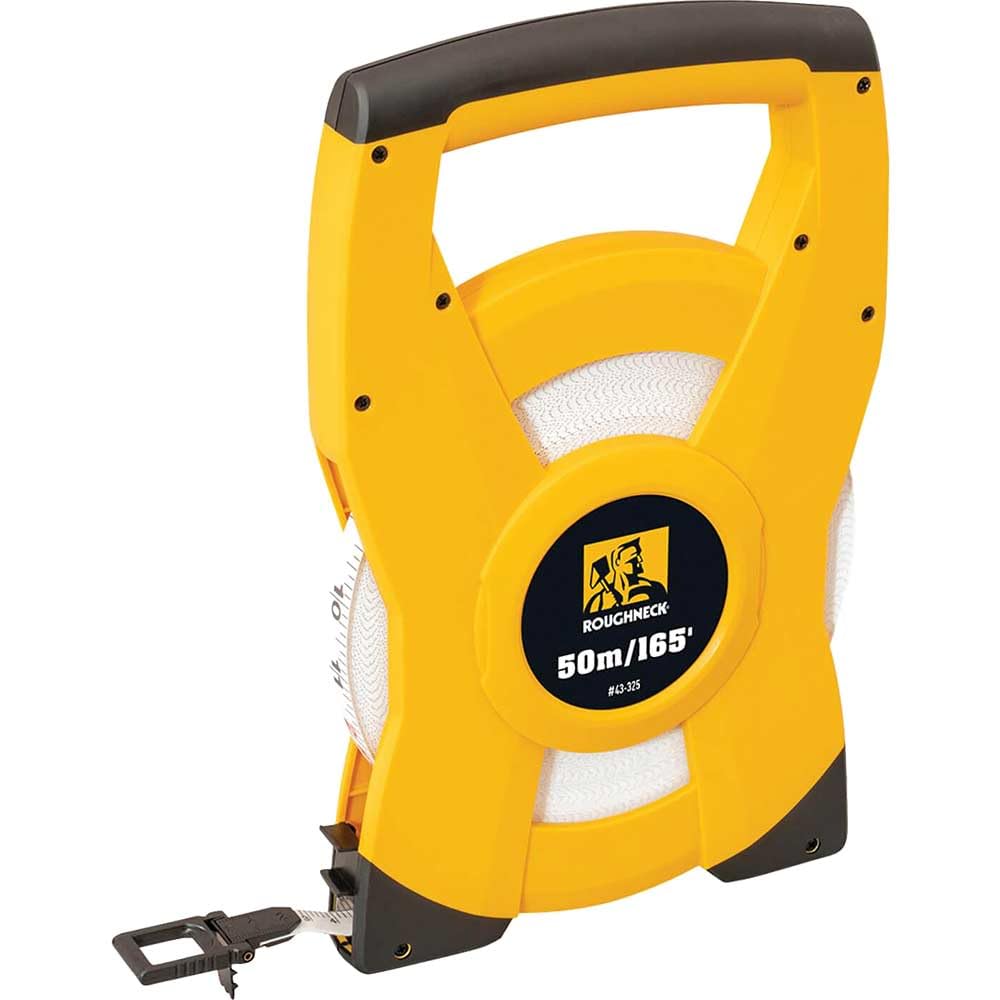 Roughneck ROU43325 - Cinta de fibra de vidrio con marco abierto (50 m)