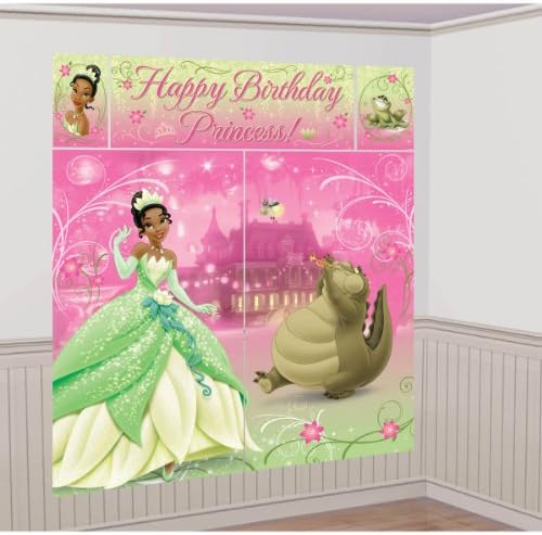 Princess and The Frog 'Sparkle' Giant Scene Setter Wall Decorating Kit (5pc)