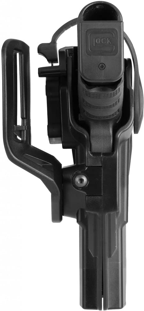 VEGA HOLSTER Fondina DAA8 ACE Duty in Polimero, Destra, con Grado di Sicurezza 3, Vega Holster (Glock 17/18/31/45, Nero)