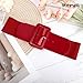 VONMELLI Stretchy Wide Women Belts Elastic Vinatge Red Belts for Women Fashion Ladies Waist Belt for Dress, XL
