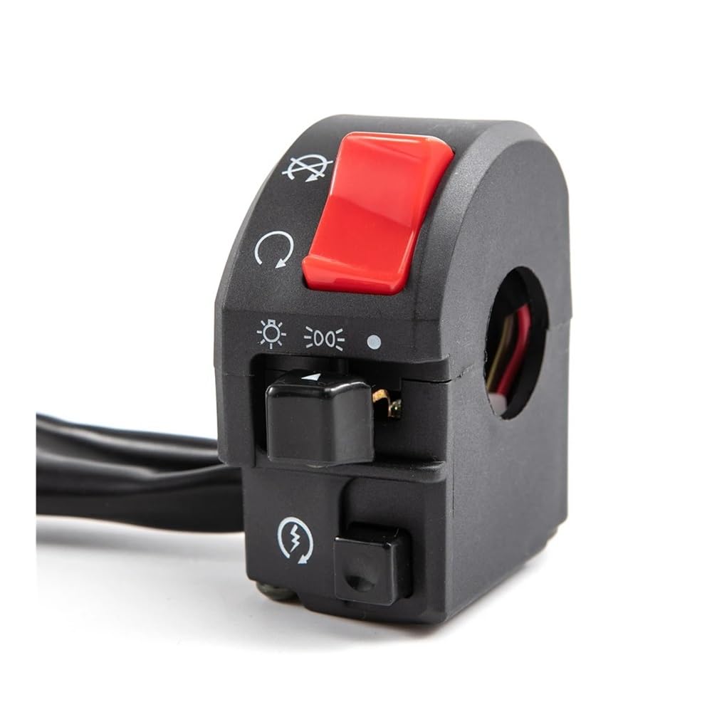 7/8 "22mm przełączniki motocyklowe motocykl przycisk klaksonu kierunkowskaz elektryczna lampa przeciwmgielna Start światła kierownica przełącznik kontrolera