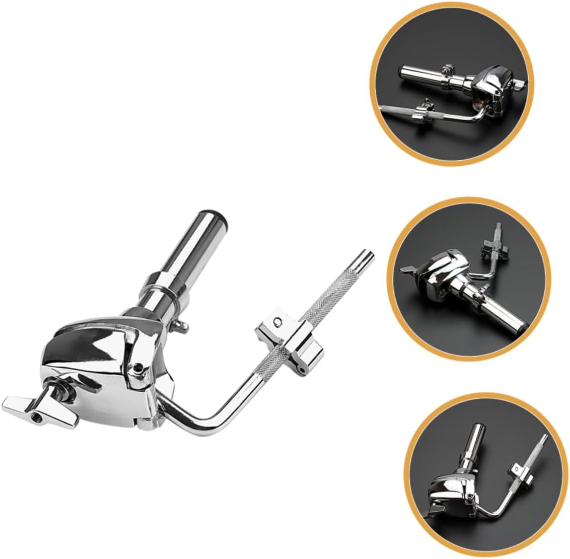 Drum Arm Stand Holder Sturdy Cymbal Mount Bracket for Percussion Instruments Easy Installation Compatible Drum Setups Drumming