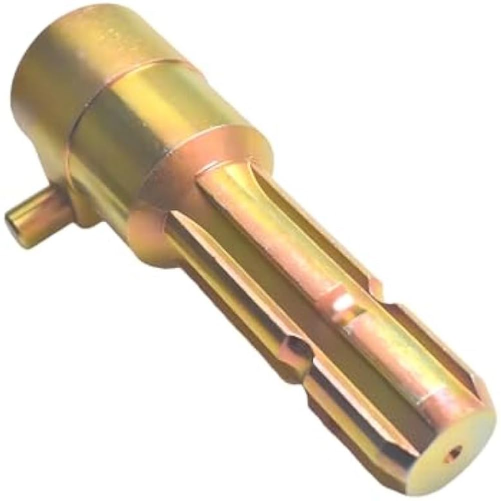 Adattatore di Estensione Presa di Forza Versione Migliorata per Trattore, 1-3/8 Pollice e 6 Flange Femmine 1-3/8 Pollice e 6 Scanalature Maschio Collegamento