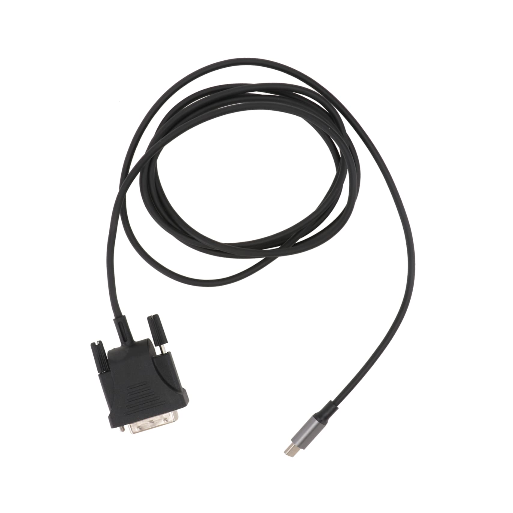 SHINEOFI Adattatore Tipo Dvi Nero Cavo Trasmissione Veloce per Monitor e Laptop