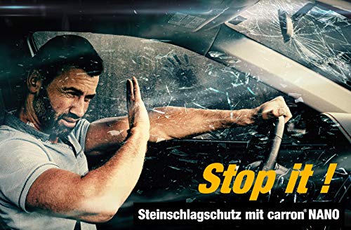 carron Nanoversiegelung Auto Frontscheibe polieren Scheibenversiegelung für Lotuseffekt + Steinschlagschutz wie unsichtbarer Scheibenwischer Abperleffekt (US-Patent)