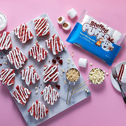 Stuffed Puffs - Classic Milk Chocolate 3 Pack, Chocolate Filled Marshmallows Made with Real Chocolate, Perfect for S'mores, 3 Bags (8.6oz each) - Thumbnail 6