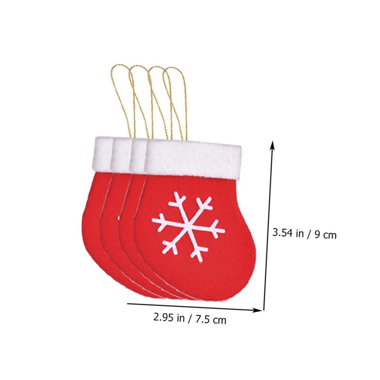 TOPBATHY 64stücke Weihnachtsstrümpfe Aus Hochwertigem Weihnachtsdekoration Für Kamin Geschenkesack Und Christbaumzubehör Für Festliche Anlässe Und Familienfeiern