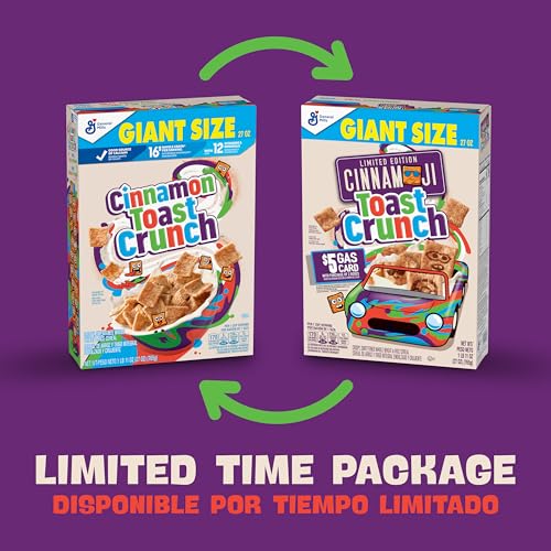 Image of Original Cinnamon Toast Crunch Breakfast Cereal, 27 OZ Giant Size Box (Pack of 2)
