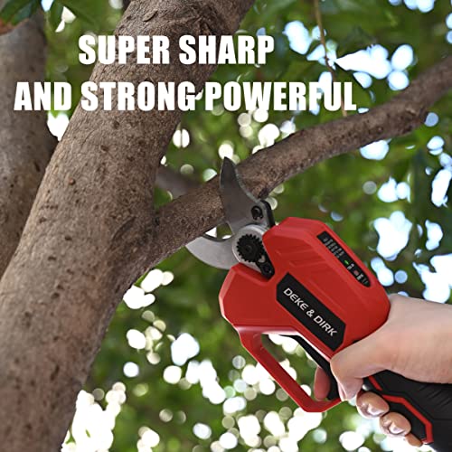 DEKE&DIRK Electric Pruning Shears Professional Cordless Tree Pruner