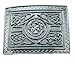 Scottish Kilt belt buckle #12 chrome finish (Chrome)