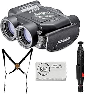 Fujinon 14x40 TS1440 Techno-Stabi Image Stabilized Binocular + Fujinon Lens Pen for Optics + Fujinon Binocular Harness