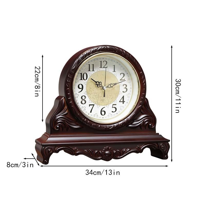 Reloj de mesa de estilo antiguo para decorar el mueble del salon y la mesa de la oficina 2