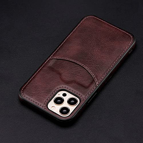Étui en cuir PU rouge pour iPhone 14 Pro Max idéal pour vos sorties