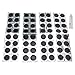 XPSSJMU 64pcs/Set Round Bike Tire Patch Excellent Tensile Tension Mountain Bike Inner Tube Repairing Patch Accessories