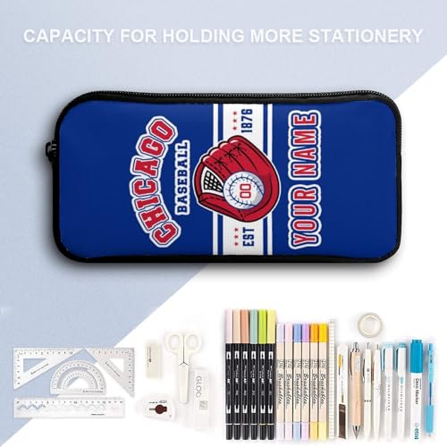 Custom Chicago Backpack School Bags Lunch Bag Pencil Case Add Name Number Personalized Fan Gift for Teen Boys Girls4