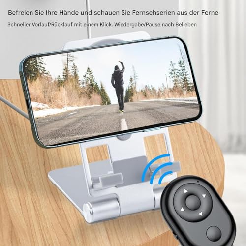 Wireless Scrolling Remote - Unidad de control de botones, accesorios para videocámara Blue-tooth, controlador de medios portátil, ayuda operativa con los dedos | Kits de fotografía para smartphone - imagen 7