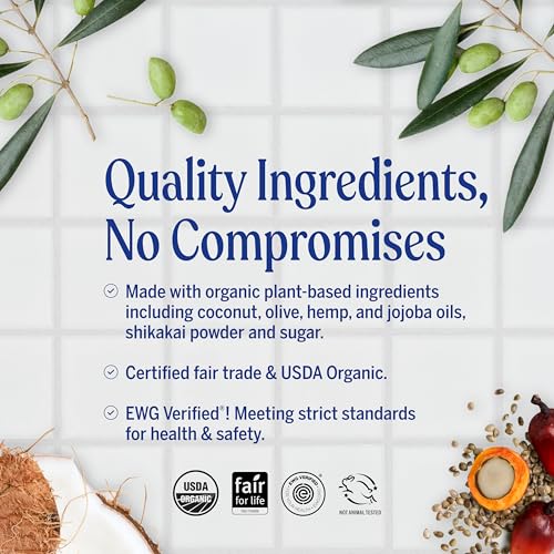 Dr. Bronner's - Organic Shaving Soap (Peppermint, 7 Ounce) - Certified Organic, Sugar and Shikakai Powder, Soothes and Moisturizes for Close Comfortable Shave, Use on Face, Underarms and Legs - image 3