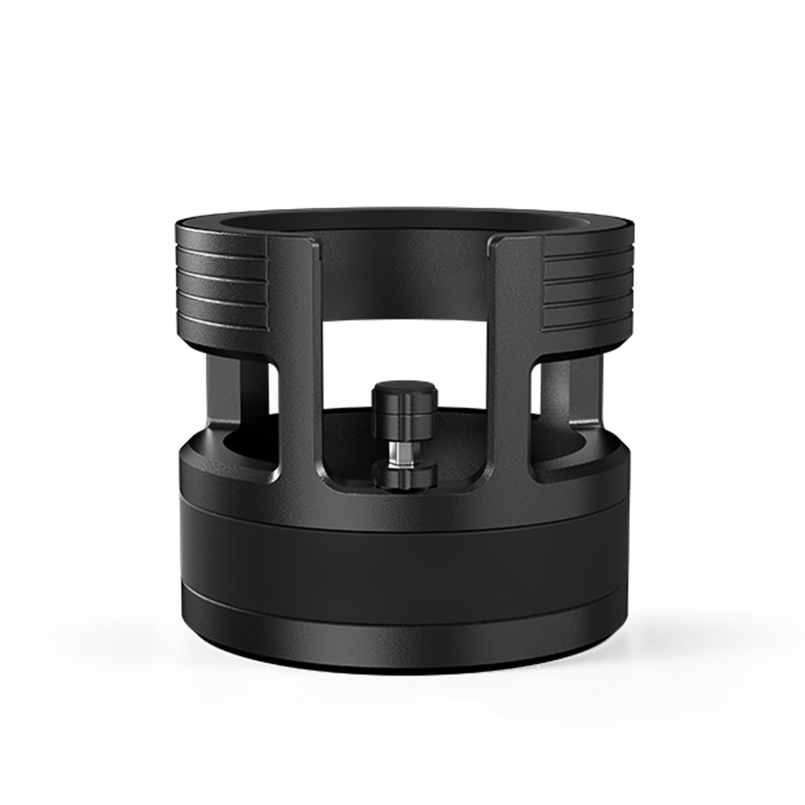 MHW 3BOMBER 58 mm Espresso-Tamperstation 18–30 mm höhenverstellbarer Kaffee-Siebträgerhalter mit selbsteinstellender Espresso-Tamperstation mit rutschfester