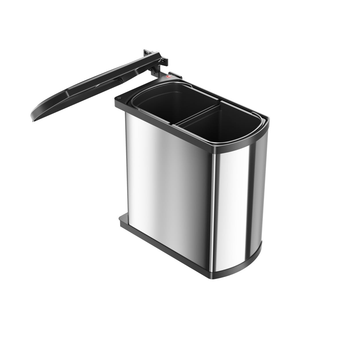 Hailo Abfallsammler 3416101 | Mülleimer Duo 16 L schwenkbar 
