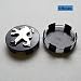 Hanway negro, plateado, 4 unidades de 60 mm con emblema de Peugeot...