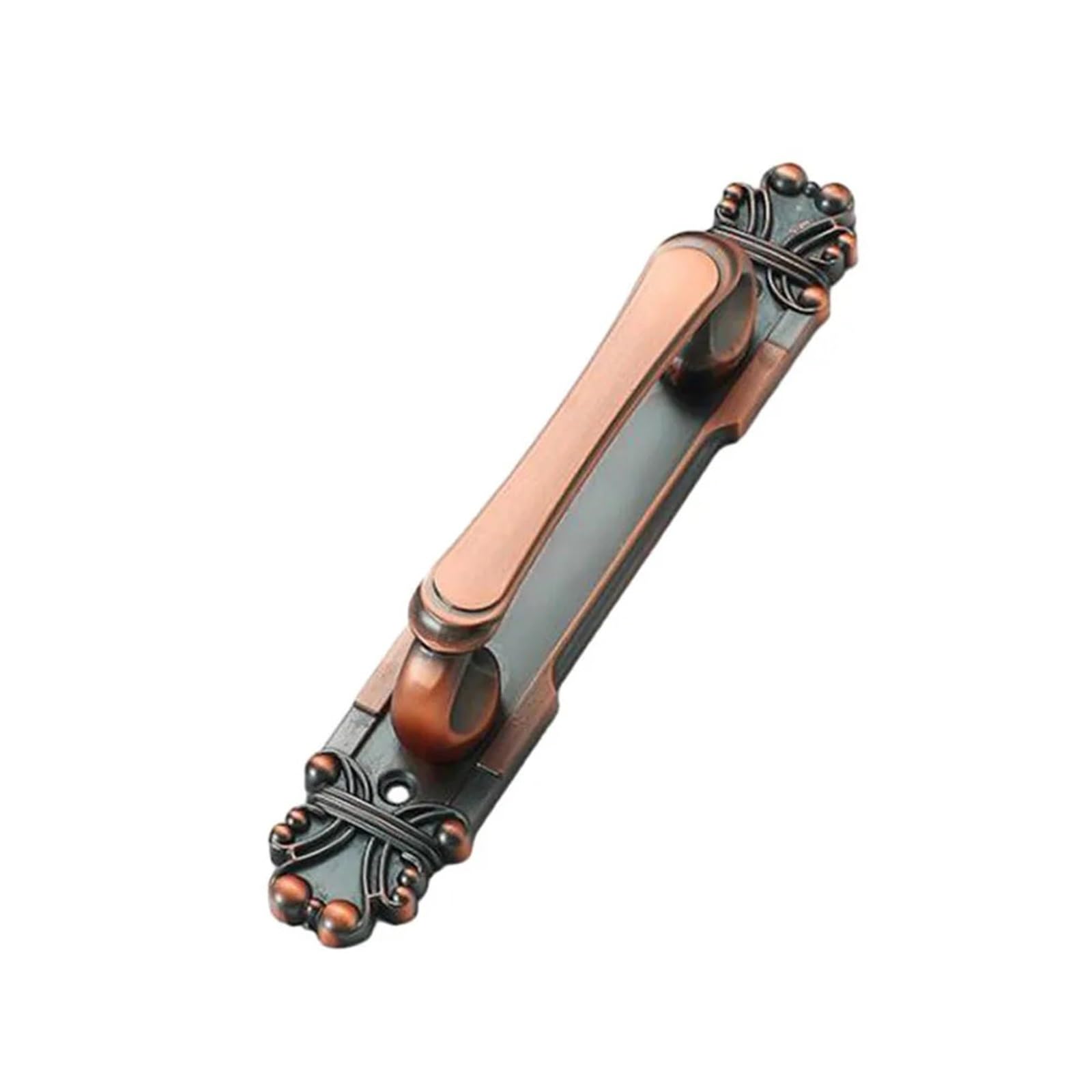 Snguoq Red Bronze 215Mm Antique Exposed Aluminum Alloy Door Handle Push-Pull For Cabinet Doors Balcony Casement Home For Living Room Door Handles(Red Bronze 215Mm)